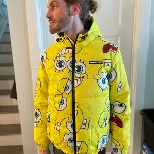 Members only Sponge Bob snowboarding jacket